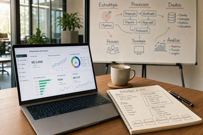 CRM Estratégico: guia completo para estruturar uma operação comercial