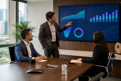 Dashboard de CRM para diretoria: indicadores que movem